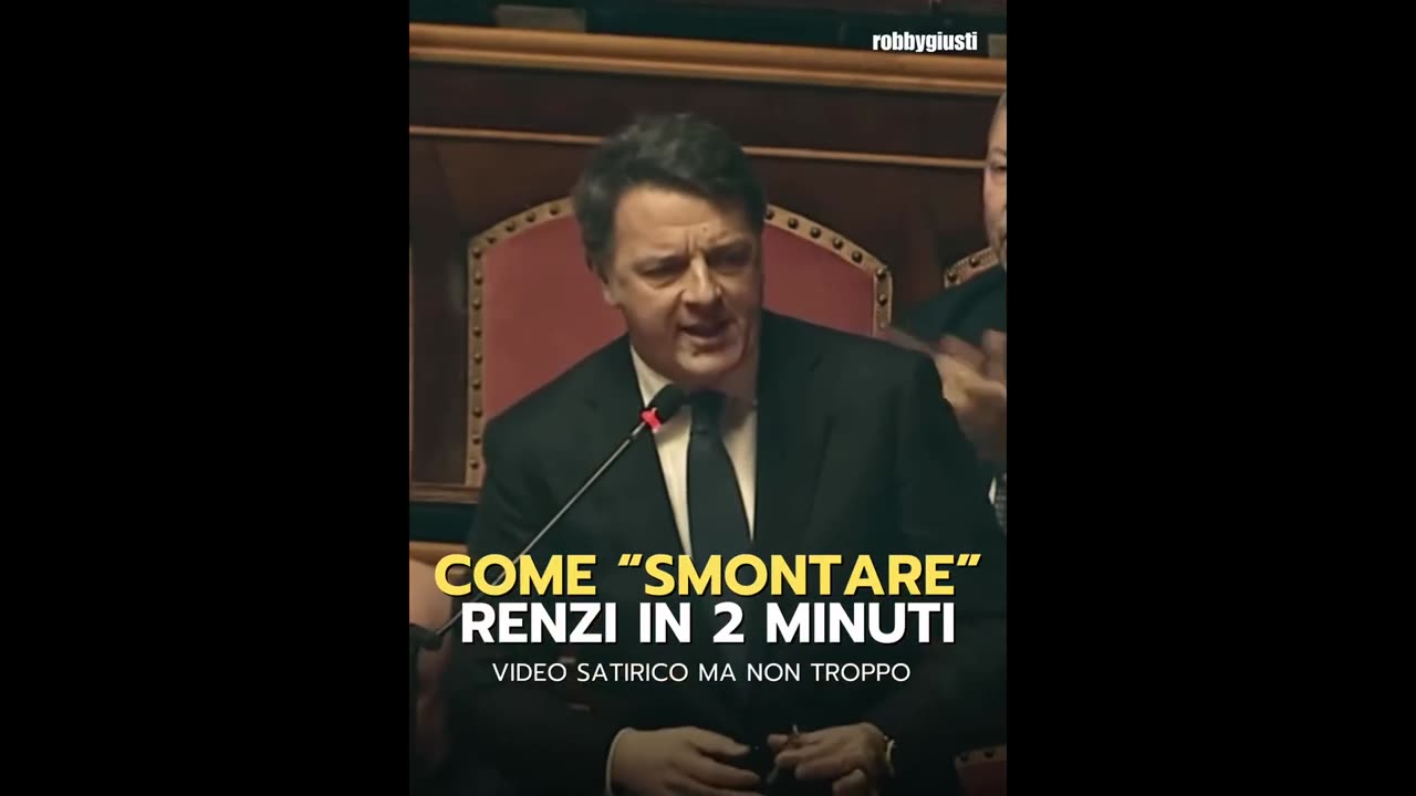 Robby Giusti - COME "SMONTARE" RENZI in 2 Minuti.. (06.02.25)