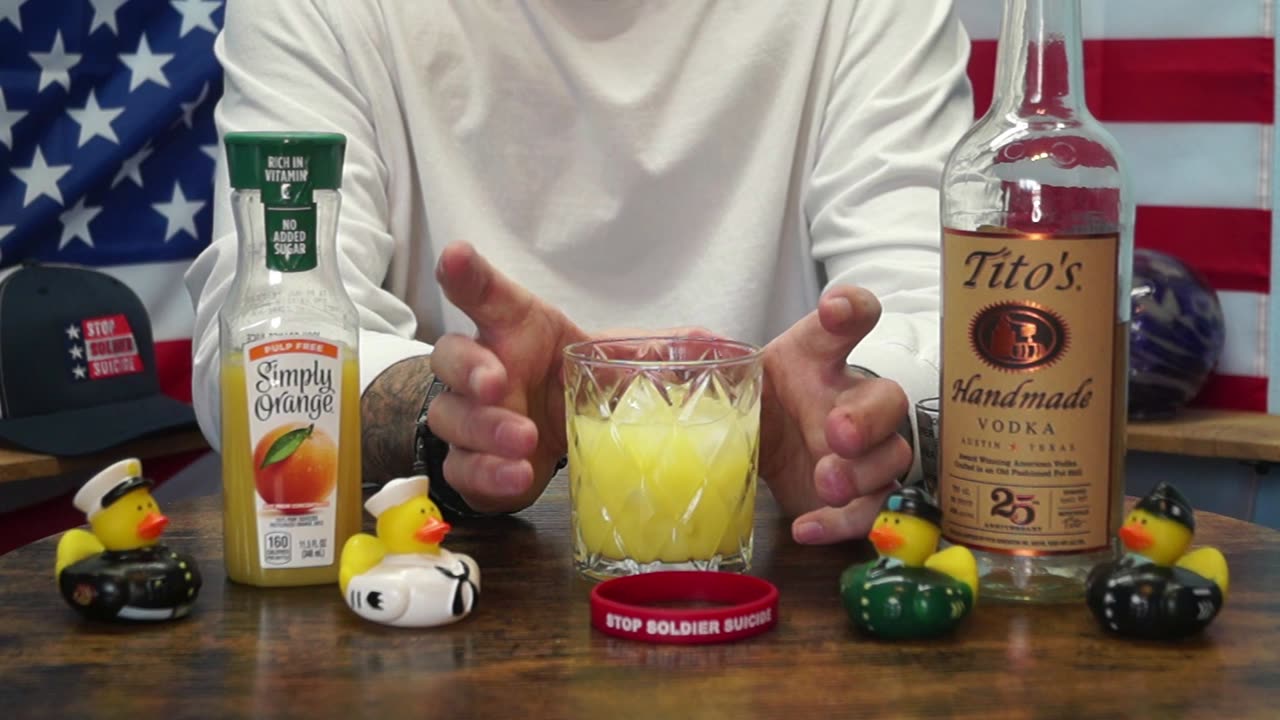Thomas Amos - Skrewdriver - Tito's Vodka & Simply Orange Juice