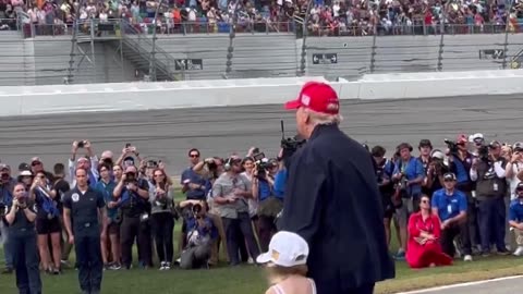 Trump at the Daytona 500