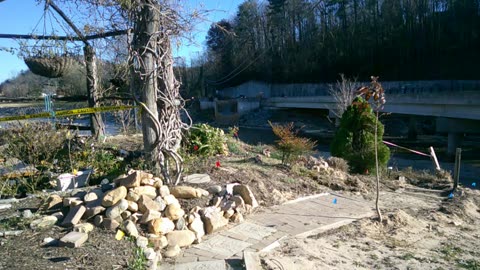 What is left of the Garden Bridge