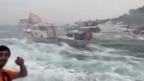 Over 50 boats are heading to Gaza to break the siege