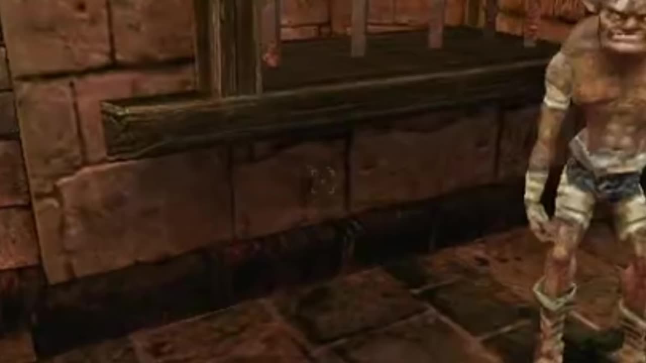 Arx Fatalis - talking to troll foreman