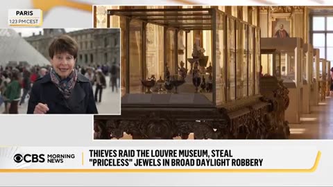 Louvre thieves entered museum in broad daylight, stole jewels and escaped on moped
