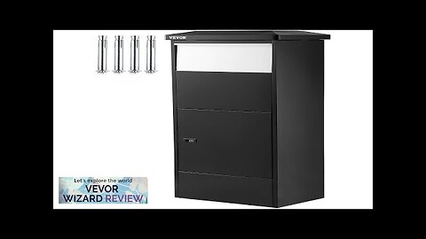 VEVOR Package Delivery Drop Box Parcel Mailbox 18.9''x12''x44'' Porch Container Review