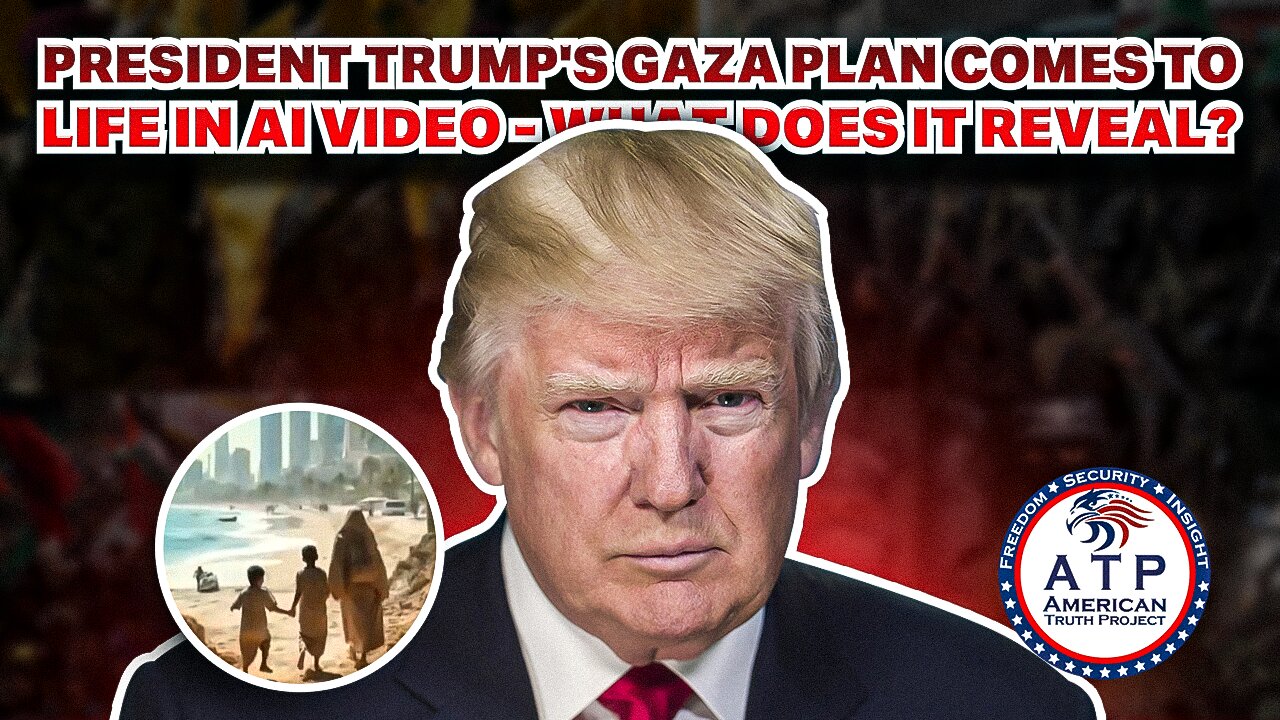 PRESIDENT TRUMP'S GAZA PLAN COMES TO LIFE IN AI VIDEO-- WHAT DOES IT REVEAL?