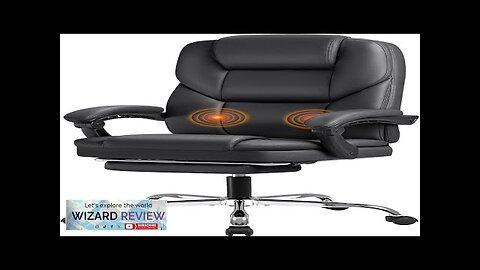 Furmax Office Chair Executive Office Chair with Foot Rest Big and Tall Review