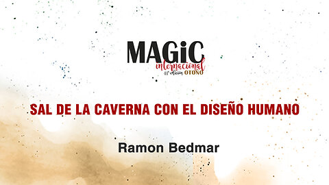 SAL DE LA CAVERNA CON EL DISEÑO HUMANO - Ramon Bedmar