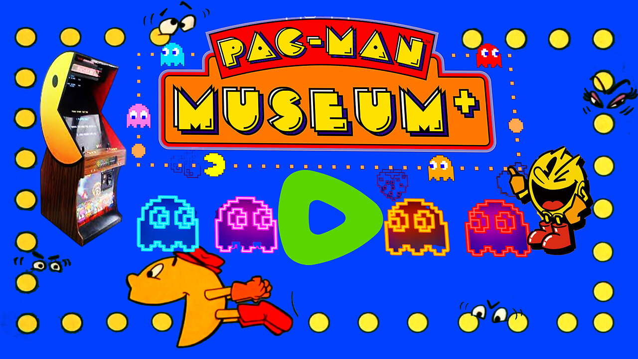 [Classic] Pac-Man Museum+ ( A trip through time ) 👻 🟡 🟡 🟡 Relaxing on Sunday