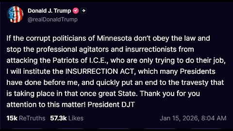 Tim Walz and Minneapolis Mayor Frey are now under CRIMINAL INVESTIGATION by