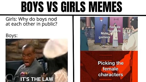 Boys vs Girls Memes 02