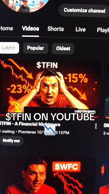 $TFIN ON YOUTUBE 📉