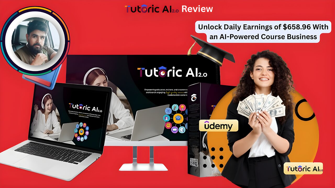 Tutoric AI 2.0 Demo Video+Review: Unlock Daily Earnings of $658.96 With AI-Powered Course Business
