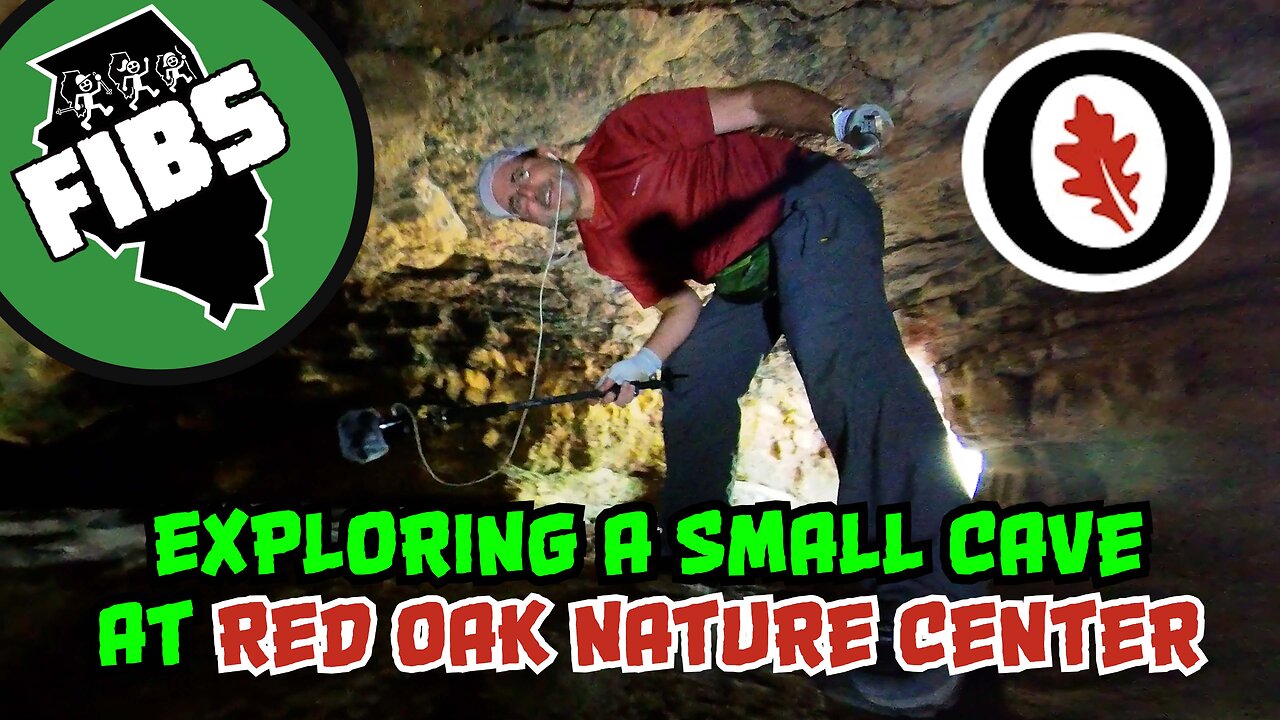 We Found a Cave at the Red Oak Nature Center!
