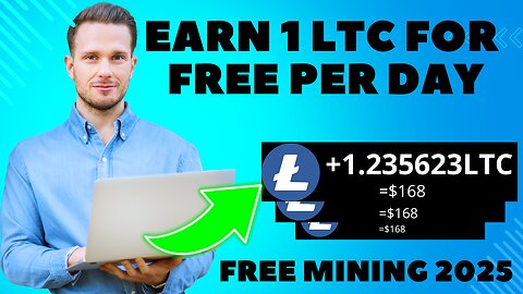 1 Day = 1 LTC 😎 New Free Litecoin Mining Site || No Fees