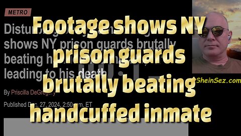 Footage shows NY prison guards brutally beating handcuffed inmate-753