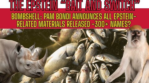 The Epstein Bait and Switch - 300 Names!