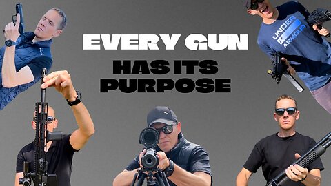 EVERY GUN HAS ITS PURPOSE — TYPES OF SMALL ARMS