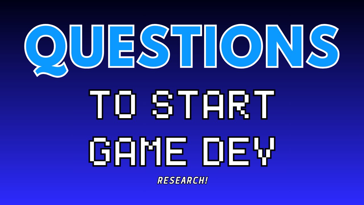 What we discussed to start our Game Dev Studio