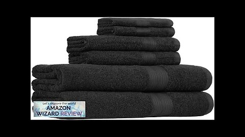 Amazon Basics 6 Piece Fade Resistant Oversize Bath Towel Hand Review