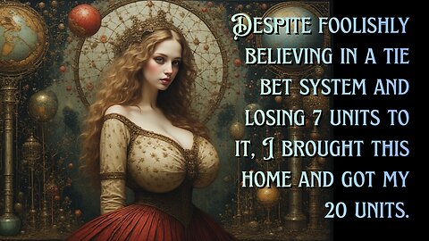 Baccarat - 20 units, 49.3% HR, 7 unit drawdown, level 4, MBE Rep BS, True Hollandish LCSD 1 MM