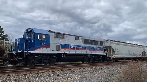 CSX train engines 3319, YN2 532, and MTA 115
