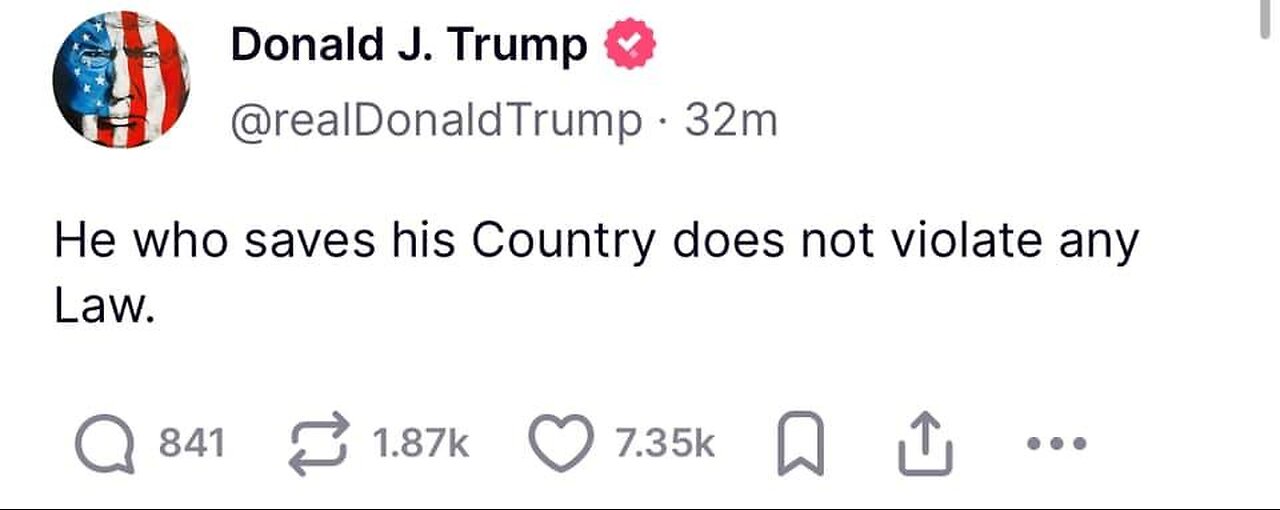 He Who Saves His Country, Violates No Law?