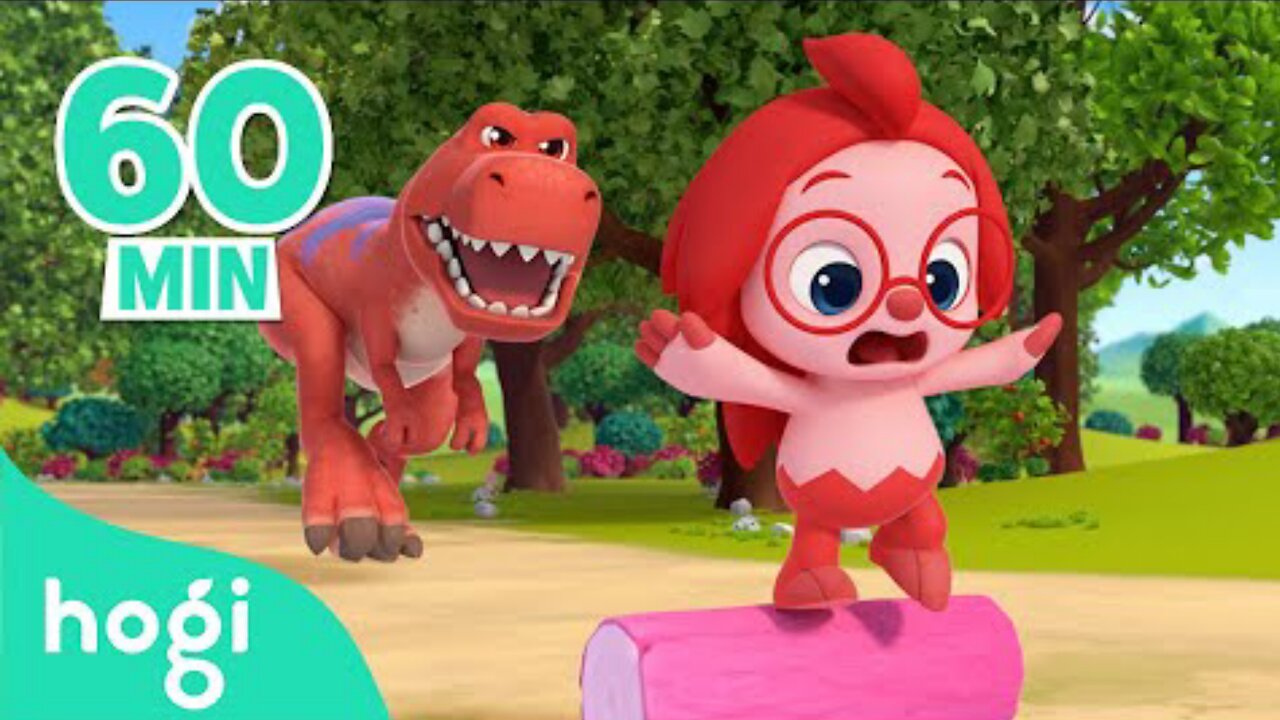 Run, Faster! Hogi and Dinosaur's Colorful Race | BEST SONGS of the MONTH | Hogi Colors