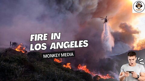 Firefighting helicopters battle Palisades Fire in Los Angeles