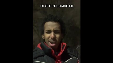 Somali man from Minnesota films himself threatening to "pop" (aka shoot) ICE Agents ~ from Libs of TikTok