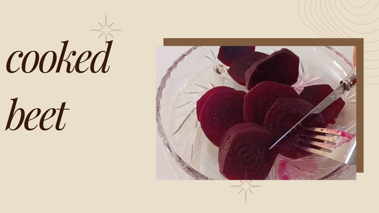 cooked beet