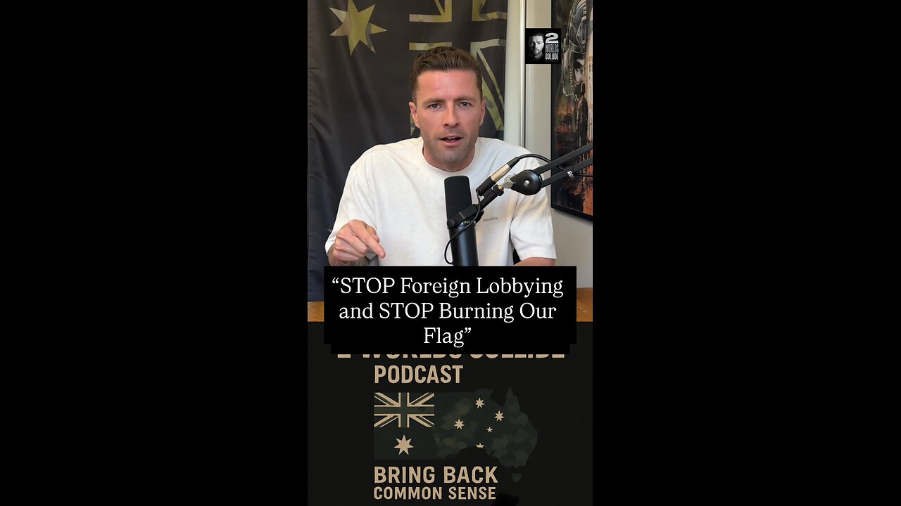 “STOP Foreign Lobbying and STOP Burning Our Flag”