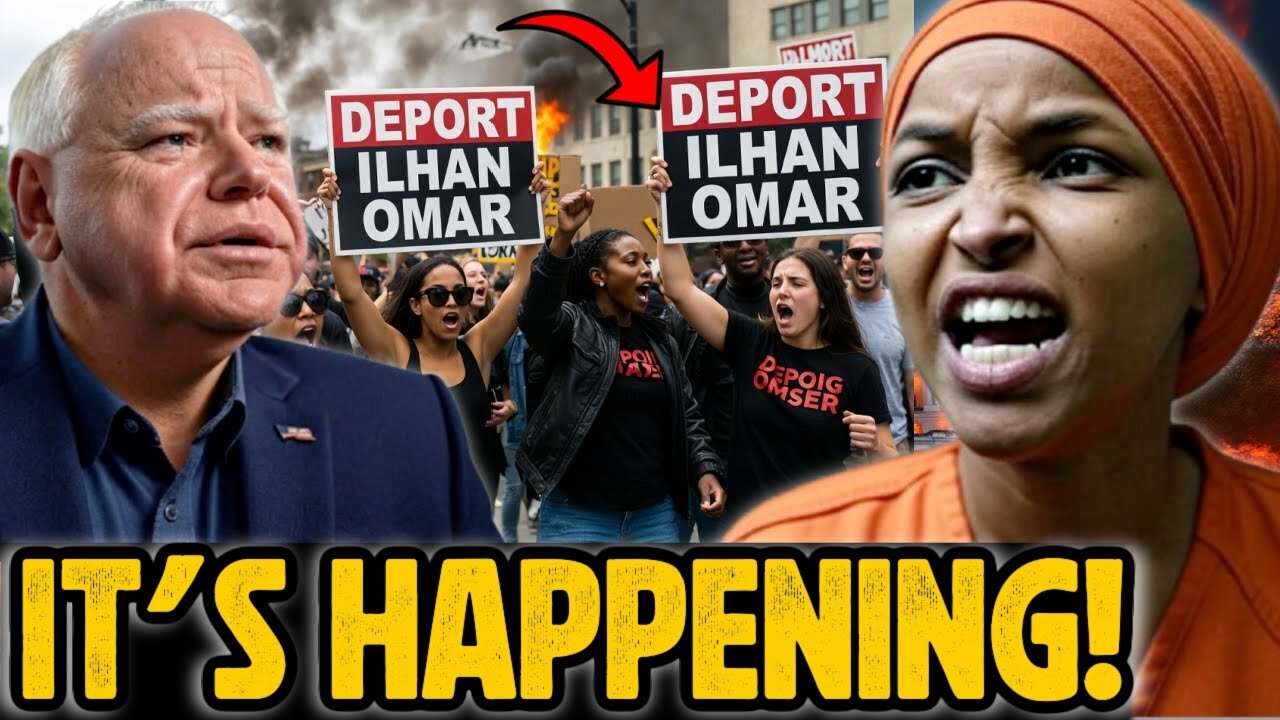 OMG, TRUMP DID IT! Ilhan Omar is FINALLY Getting DEPORTED as Tim Waltz ADMITS to FRAUD in MINNESOTA