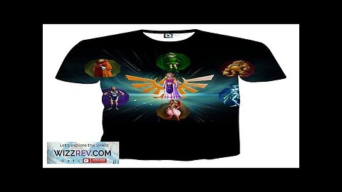 The Legend Of Zelda Perfect Colourful The Characters T-shirt Review