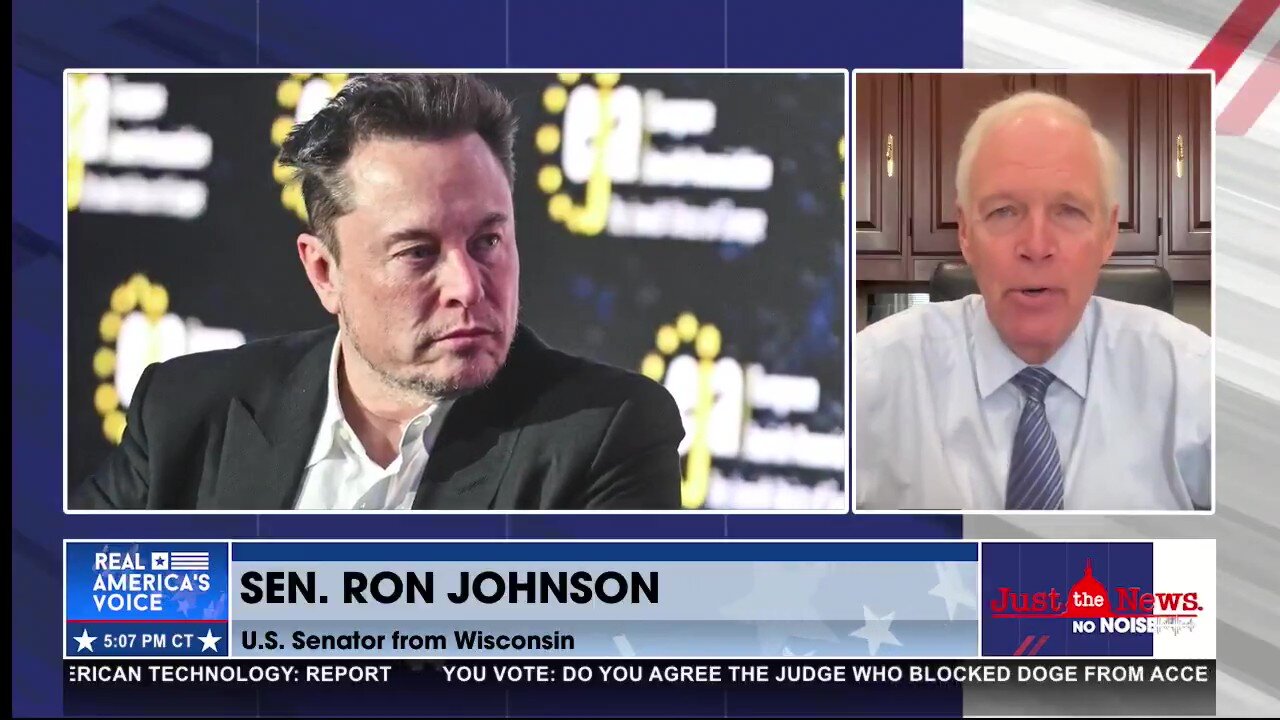 Sen. Ron Johnson says he has more faith in Elon Musk's DOGE than government bureaucrats