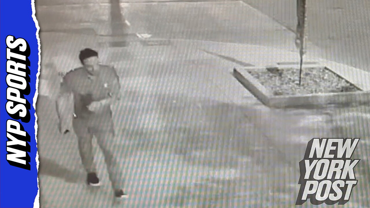 Bloody Mark Sanchez seen stumbling down Indianapolis sidewalk after being stabbed in fight with grease truck driver