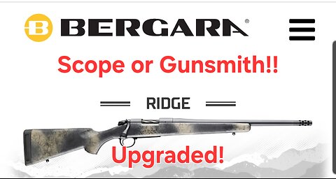 Bergara Wilderness, MDT Field Stock, Leupold Mark 4HD