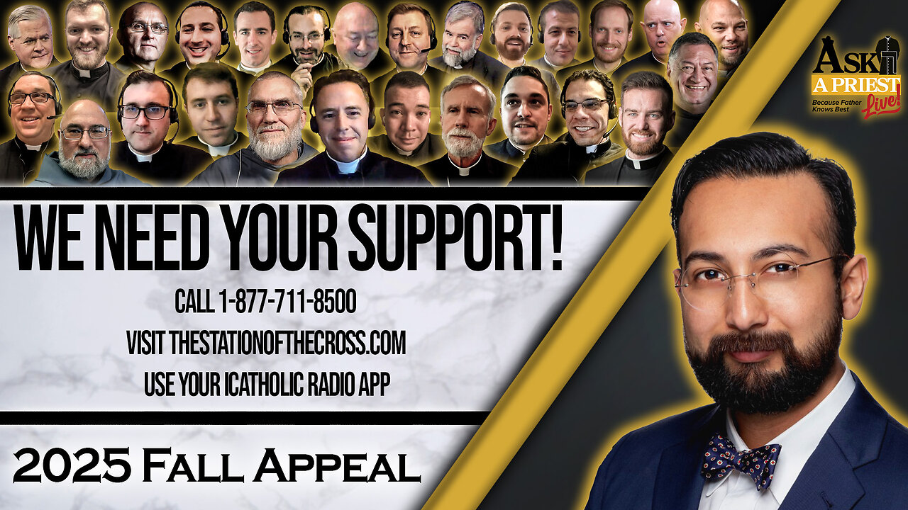 Ask A Priest Live with Fr. Francisco Nahoe, OFM Conv. - 10/1/25