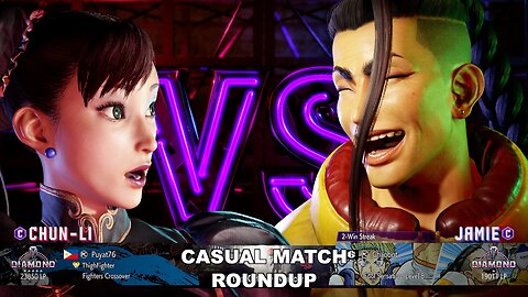 Kuya Kalbo SF6 Casual Match Roundup. Chun Li 4 star Diamond Rank [Hori Fight Stick]