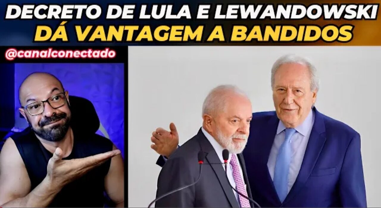 In Brazil, once again Lula helps criminals by signing a decree against the police...