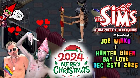 Christmas with Hunter Biden (Dec 25th 2024) | Sims 1 Gaming Livestream | Joe Winko