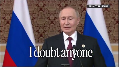 President Putin responds to President Trump not winning the Nobel Peace Prize
