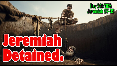 Day 241/365 - The Prophet in the Pit and the Falling City ⛓️🧱 #biblerecapdaily1 #jeremiah