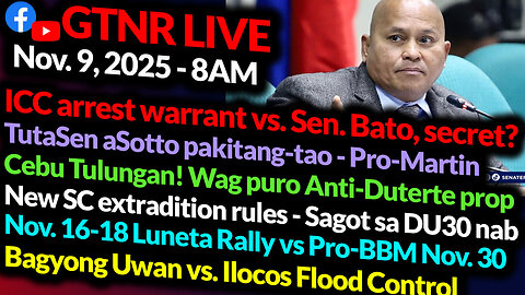 ICC Bato arrest warrant secret ulit? Cebu vs Fake Anti Duterte news | GTNR Ka Mentong Ka Ado