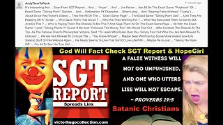 SGT Report HopeGirl Jim Fetzer Expose Themselves In Coordinated Effort To Shut Down BitChute Rumble