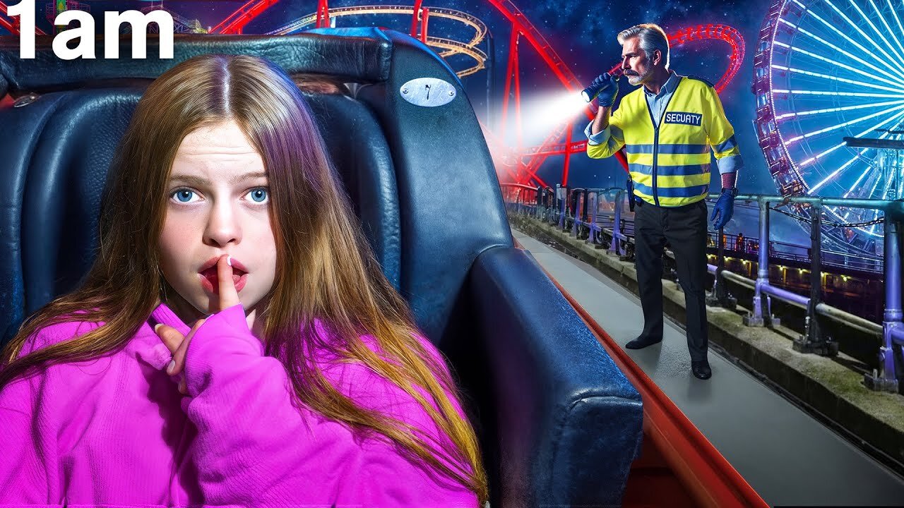 I Snuck Intoan Amusement Park OverNight?