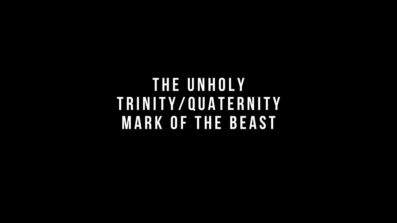 The Unholy Trinity/Quaternity - Mark of The Beast