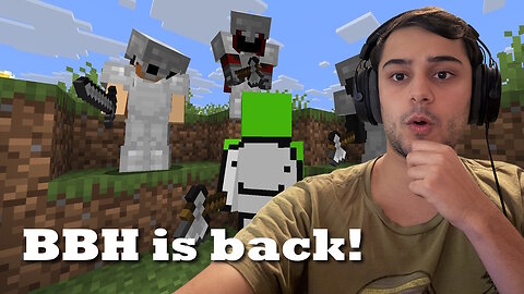 Reacting to Dream: Minecraft Speedrunner VS 3 Hunters REVIVAL