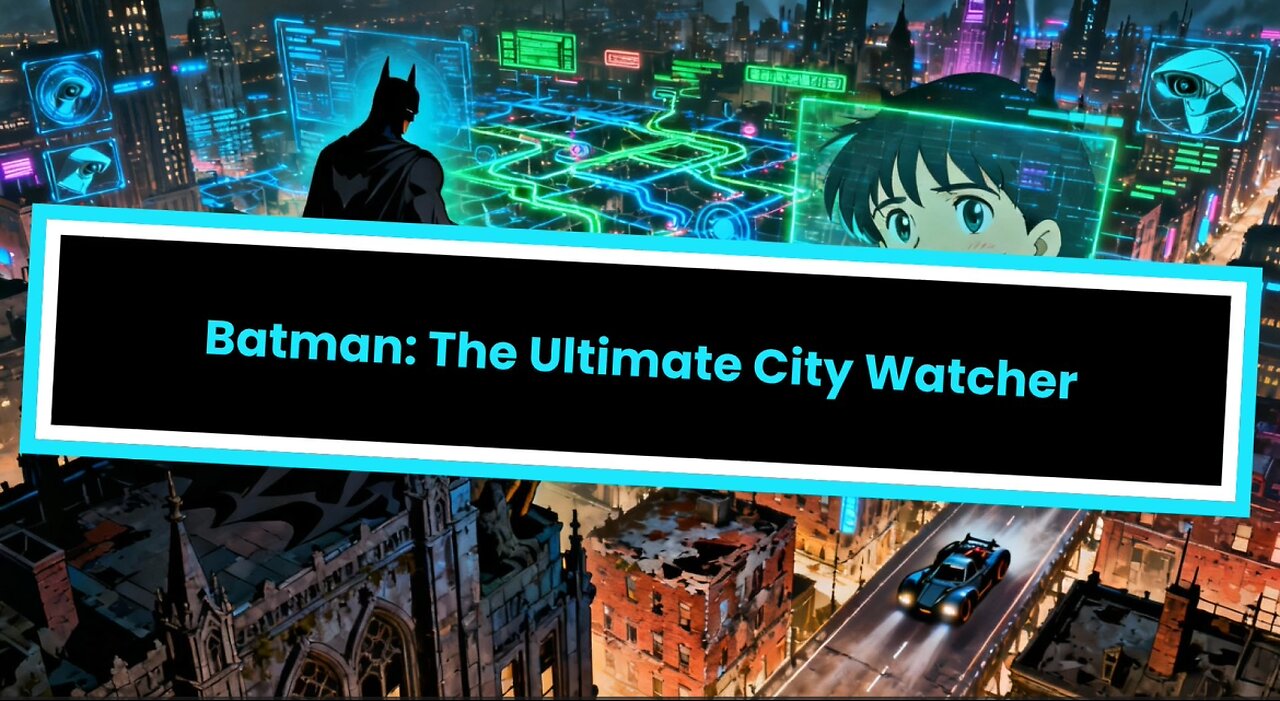 Gotham is HUGE! How does Batman patrol the city?