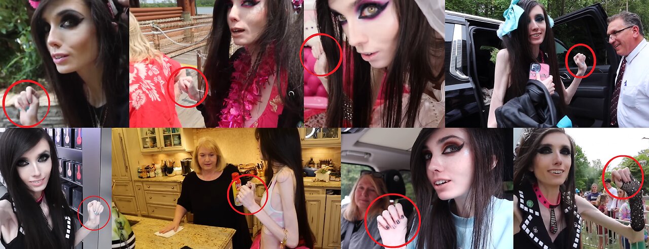 Eugenia Cooney's Hand Signal For Help (Mega Compilation 1)