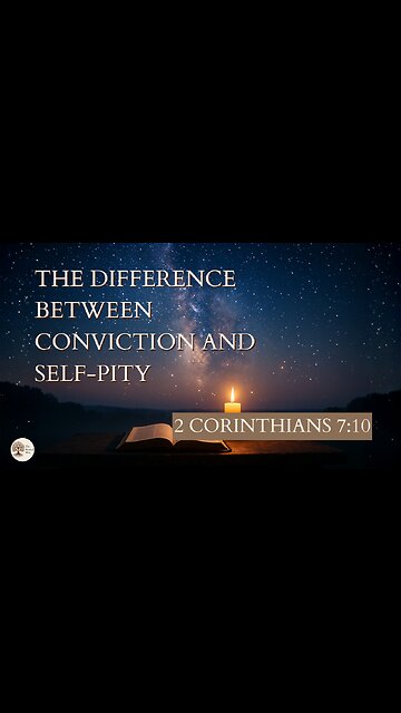 The Difference Between Conviction and Self-Pity 2 Corinthians 7:10